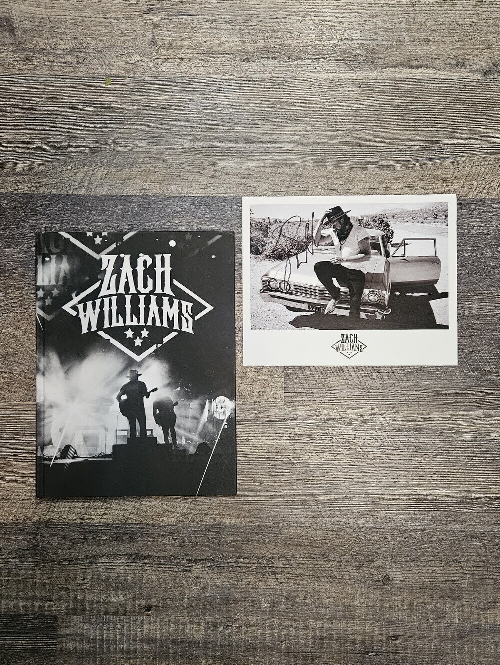 ZACH Williams Tour Photographs/Autograph COUNTRY Book
